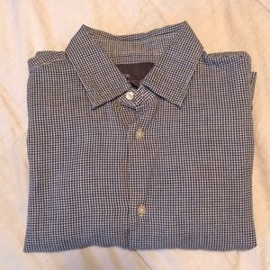 Men’s Small Vince Long Sleeve Button Up Shirt